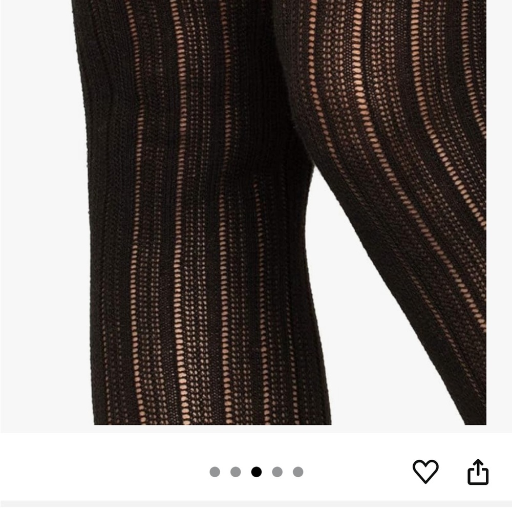 Leg Avenue Black Ribbed Thigh High Socks - Picture 3 of 5